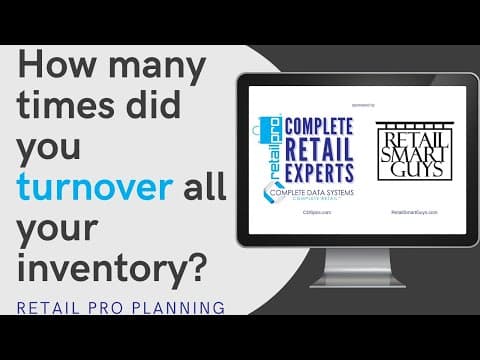 Retail Pro Open To Buy Planning:  Turnover Rate, or "Turns"